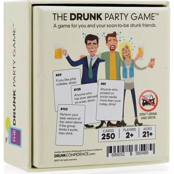 The Drunk Party Game [Adult Party Drinking Game] by DrunkConfidence.com [M-5273] - Picture 3 of 4
